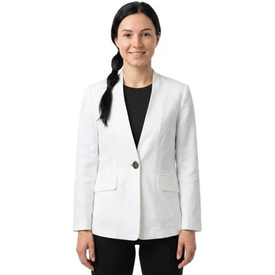 Giorgio Armani Exchange Blazer Xw001985_af21530 Optic White 44 Femme - Publicité Giorgio Armani Exchange Blazer Xw001985_af21530 Optic White 44 Femme - Publicité