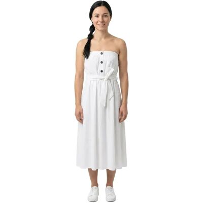 Giorgio Armani Exchange Robe Sans Manches Xw001997_af21532 Optic White 46 Femme - Publicité Giorgio Armani Exchange Robe Sans Manches Xw001997_af21532 Optic White 46 Femme - Publicité