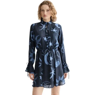 Scotch & Soda Robe Courte à Manches Longues Ufu01176t Cosmic Sky Spaced Carbon 40 Femme - Publicité Scotch & Soda Robe Courte à Manches Longues Ufu01176t Cosmic Sky Spaced Carbon 40 Femme - Publicité