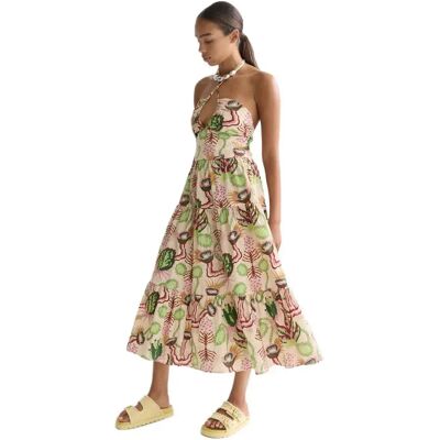 Scotch & Soda Robe Midi Sans Manches Ufu01427t Desert Floral Canyon Clay 40 Femme - Publicité Scotch & Soda Robe Midi Sans Manches Ufu01427t Desert Floral Canyon Clay 40 Femme - Publicité