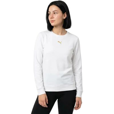Puma Sweat-shirt Ess Logo Lab Metallic Puma White M Femme - Publicité Puma Sweat-shirt Ess Logo Lab Metallic Puma White M Femme - Publicité