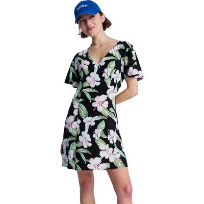 Roxy Robe Courte à Manches Courtes Fresh Breeze Anthracite Spring Charming L Femme - Publicité Roxy Robe Courte à Manches Courtes Fresh Breeze Anthracite Spring Charming L Femme - Publicité