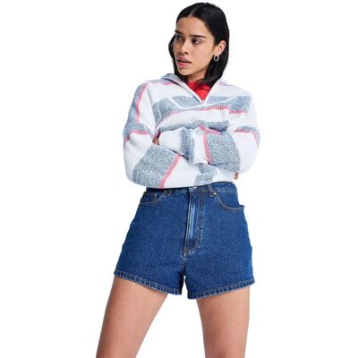 Roxy Short En Jean Offshore Ocean Blue 28 Femme - Publicité Roxy Short En Jean Offshore Ocean Blue 28 Femme - Publicité