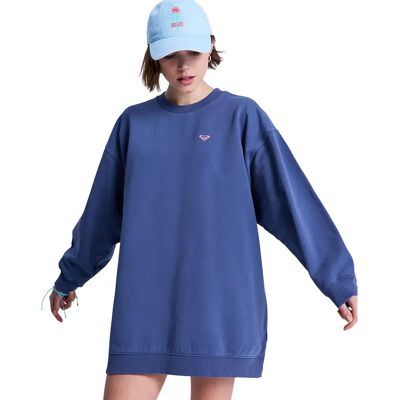 Roxy Robe Courte à Manches Longues Saturday Night Vibes Vintage Indigo S Femme - Publicité Roxy Robe Courte à Manches Longues Saturday Night Vibes Vintage Indigo S Femme - Publicité