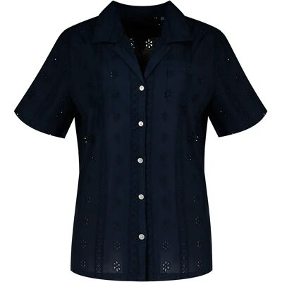 Superdry Chemise à Manches Courtes Heritage Broderie Eclipse Navy XL Femme - Publicité Superdry Chemise à Manches Courtes Heritage Broderie Eclipse Navy XL Femme - Publicité