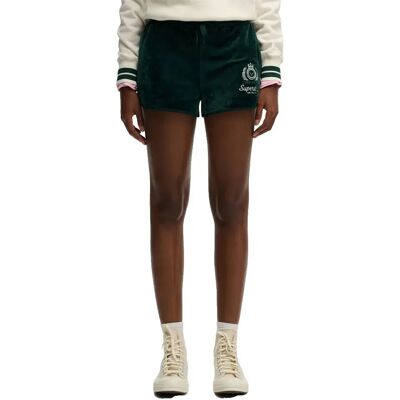 Superdry Short Country Club Velour Dark Pine Green M Femme - Publicité Superdry Short Country Club Velour Dark Pine Green M Femme - Publicité