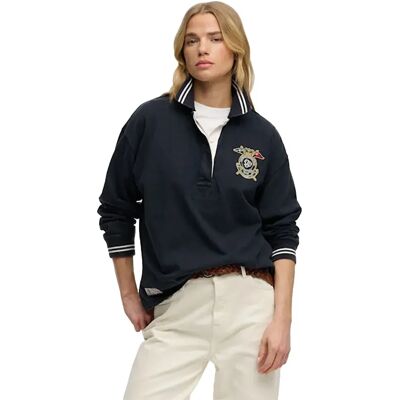 Superdry Polo à Manches Longues Crest Rugby Eclipse Navy M Femme - Publicité Superdry Polo à Manches Longues Crest Rugby Eclipse Navy M Femme - Publicité