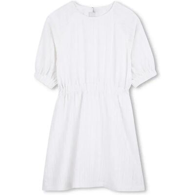 Boss Robe à Manches 3/4 J53087 White 6 Années Fille - Publicité Boss Robe à Manches 3/4 J53087 White 6 Années Fille - Publicité