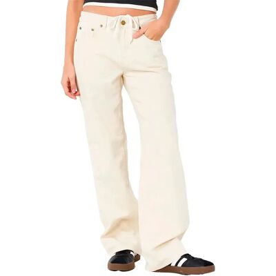 Rip Curl Jean Aggie Relaxed Bone 34 Femme - Publicité Rip Curl Jean Aggie Relaxed Bone 34 Femme - Publicité