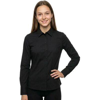 Hugo Chemise à Manches Longues The Fitted 10276558 Black 44 Femme - Publicité Hugo Chemise à Manches Longues The Fitted 10276558 Black 44 Femme - Publicité