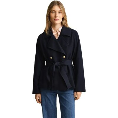 Gant Trench-coat 4700409 Evening Blue XL Femme - Publicité Gant Trench-coat 4700409 Evening Blue XL Femme - Publicité
