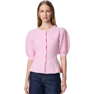 Pieces Cardigan Silly Puff Knit Roseate Spoonbill / Melange XL Femme - Publicité Pieces Cardigan Silly Puff Knit Roseate Spoonbill / Melange XL Femme - Publicité