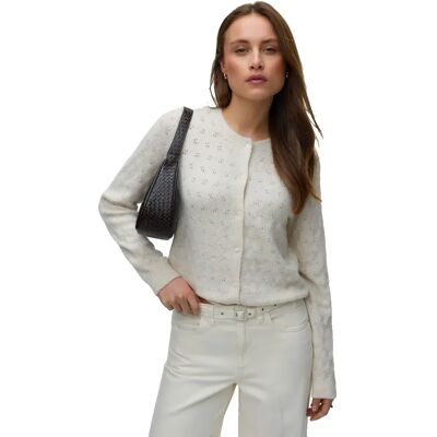Vero Moda Cardigan Doffy Stitch O-neck Knit Birch / Melange L Femme - Publicité Vero Moda Cardigan Doffy Stitch O-neck Knit Birch / Melange L Femme - Publicité