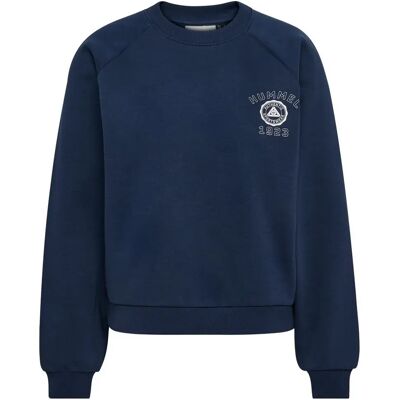 Hummel Sweat-shirt Keeper Boxy Graphic Crewneck Dress Blue S Femme - Publicité Hummel Sweat-shirt Keeper Boxy Graphic Crewneck Dress Blue S Femme - Publicité