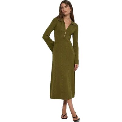 Salsa Jeans Robe Midi 21011656 Medium Green V2 M Femme - Publicité Salsa Jeans Robe Midi 21011656 Medium Green V2 M Femme - Publicité