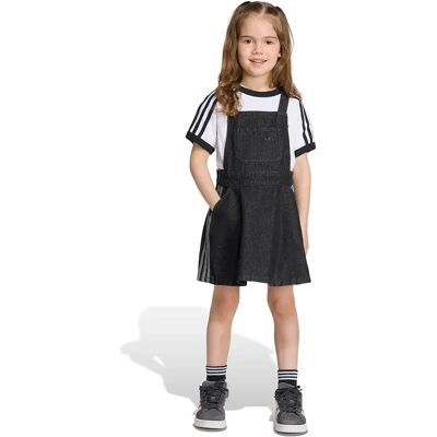 Adidas Originals Robe Courte Sans Manches Denim Dungarees True Black Denim 3-4 Années Fille - Publicité Adidas Originals Robe Courte Sans Manches Denim Dungarees True Black Denim 3-4 Années Fille - Publicité