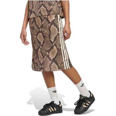 Adidas Originals Jupe Midi Snake Print Satin Linen / Magic Beige S Femme - Publicité Adidas Originals Jupe Midi Snake Print Satin Linen / Magic Beige S Femme - Publicité