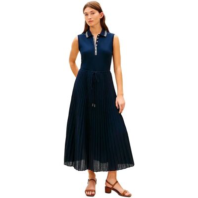 Tommy Hilfiger Robe Midi Sans Manches Ww0ww49621 Dark Night Navy M Femme - Publicité Tommy Hilfiger Robe Midi Sans Manches Ww0ww49621 Dark Night Navy M Femme - Publicité