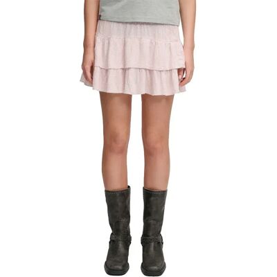 Superdry Jupe Printed Tiered Rose Blush Daisy Hearts XS Femme - Publicité Superdry Jupe Printed Tiered Rose Blush Daisy Hearts XS Femme - Publicité