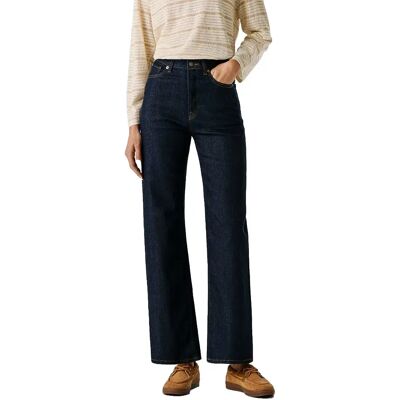 Pepe Jeans Jeans Taille Haute Lexa Pl20473186cd Straight Fit Denim Polished Dark Indigo 31 Femme - Publicité Pepe Jeans Jeans Taille Haute Lexa Pl20473186cd Straight Fit Denim Polished Dark Indigo 31 Femme - Publicité