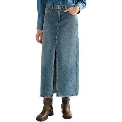 Wrangler Jupe En Jean Maxi Worn Legacy 24 Femme - Publicité Wrangler Jupe En Jean Maxi Worn Legacy 24 Femme - Publicité