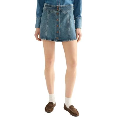 Wrangler Jupe En Jean Paneled Worn Legacy 24 Femme - Publicité Wrangler Jupe En Jean Paneled Worn Legacy 24 Femme - Publicité