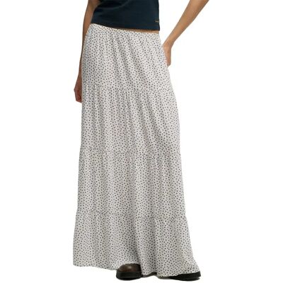 Superdry Jupe Longue Woven Tiered Maxi Off White Ditsy Hearts S Femme - Publicité Superdry Jupe Longue Woven Tiered Maxi Off White Ditsy Hearts S Femme - Publicité