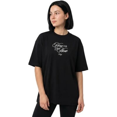 Hugo T-shirt à Manches Courtes 50566578 Oversized Blue Black 002 XL Femme - Publicité Hugo T-shirt à Manches Courtes 50566578 Oversized Blue Black 002 XL Femme - Publicité
