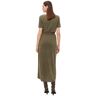 Object Jannie Nadia Short Sleeve Dress Vert S Femme Vert S female