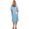 Redgreen Alison Short Sleeve Short Dress Bleu S Femme Bleu S female