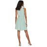 Vila Juliette Plisse Sleeveless Short Dress Vert 42 Femme Vert 42 female