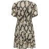 Only Elena Life Short Sleeve Short Dress Beige S Femme Beige S female