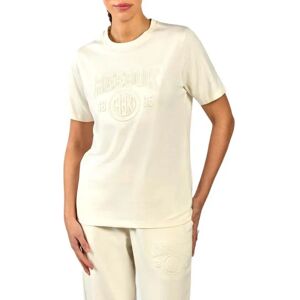 Reebok T-shirt à Manches Courtes Embossed Edge Chalk L Femme