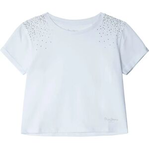 Pepe Jeans T-shirt à Manches Courtes Charlene White 12 Années Fille - Publicité Pepe Jeans T-shirt à Manches Courtes Charlene White 12 Années Fille - Publicité