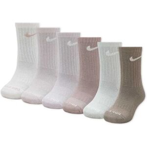 Nike Kids Chaussettes Nhb Dri-fit Performance Basic Crew 6 Paires Sail EU 27-35 Garçon,Fille - Publicité Nike Kids Chaussettes Nhb Dri-fit Performance Basic Crew 6 Paires Sail EU 27-35 Garçon,Fille - Publicité
