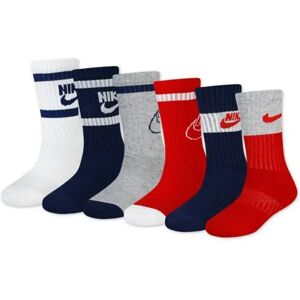 Nike Kids Chaussettes Nhn Retro Crew 6 Paires Sail EU 27-35 Garçon,Fille - Publicité Nike Kids Chaussettes Nhn Retro Crew 6 Paires Sail EU 27-35 Garçon,Fille - Publicité