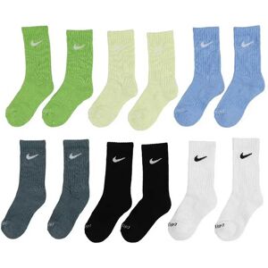 Nike Kids Chaussettes Dri Fit Performance Basic Crew 6 Paires Mean Green EU 23 1/2-27 Garçon,Fille - Publicité Nike Kids Chaussettes Dri Fit Performance Basic Crew 6 Paires Mean Green EU 23 1/2-27 Garçon,Fille - Publicité