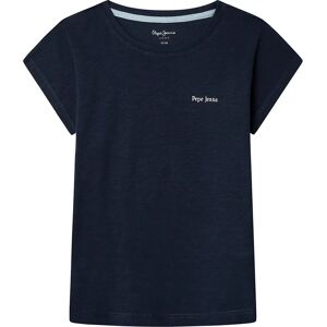 Pepe Jeans T-shirt à Manches Courtes Grimmy Navy 14 Années Fille - Publicité Pepe Jeans T-shirt à Manches Courtes Grimmy Navy 14 Années Fille - Publicité