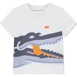 Lacoste T-shirt à Manches Courtes 847552 White 7 Années Fille - Publicité Lacoste T-shirt à Manches Courtes 847552 White 7 Années Fille - Publicité