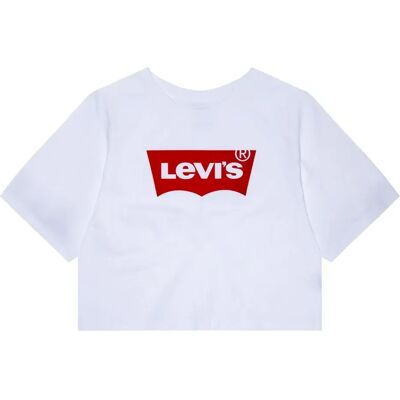 Levi´s ® Kids T-shirt à Manches Courtes Light Bright Cropped Transparent 10 Années - Publicité Levi´s ® Kids T-shirt à Manches Courtes Light Bright Cropped Transparent 10 Années - Publicité