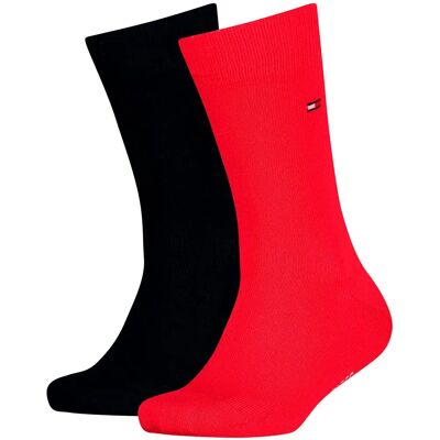 Tommy Hilfiger Chaussettes Basic 2 Paires Tommy Original EU 39-42 - Publicité Tommy Hilfiger Chaussettes Basic 2 Paires Tommy Original EU 39-42 - Publicité