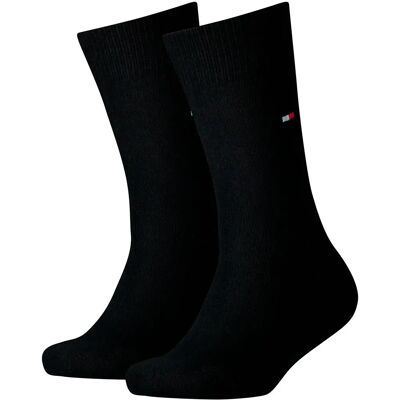 Tommy Hilfiger Chaussettes Basic 2 Paires Black EU 31-34 - Publicité Tommy Hilfiger Chaussettes Basic 2 Paires Black EU 31-34 - Publicité