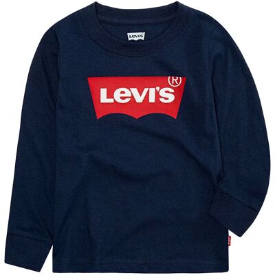 Levi´s ® Kids T-shirt à Manches Longues Batwing Dress Blues 24 Mois - Publicité Levi´s ® Kids T-shirt à Manches Longues Batwing Dress Blues 24 Mois - Publicité
