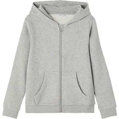 Name It Sweat-shirt à Zip Lena Card Grey Melange 7-8 Années - Publicité Name It Sweat-shirt à Zip Lena Card Grey Melange 7-8 Années - Publicité