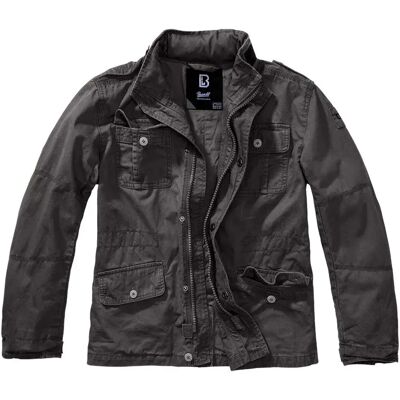 Brandit Veste Britannia Black 122-128 cm Garçon,Fille - Publicité Brandit Veste Britannia Black 122-128 cm Garçon,Fille - Publicité