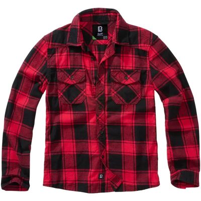 Brandit Chemise à Manches Longues Check Red / Black 158-164 cm Garçon,Fille - Publicité Brandit Chemise à Manches Longues Check Red / Black 158-164 cm Garçon,Fille - Publicité