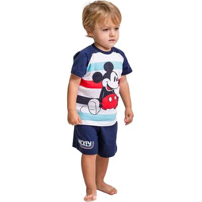 Cerda Disney Pyjama à Manches Courtes Mickey White / Black / Blue / Red 6 Mois - Publicité Cerda Disney Pyjama à Manches Courtes Mickey White / Black / Blue / Red 6 Mois - Publicité