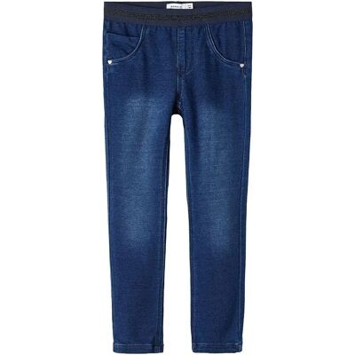 Name It Jean Salli Slim Fit Dark Blue Denim / Detail Dark Sapphire Lurex 18 Mois - Publicité Name It Jean Salli Slim Fit Dark Blue Denim / Detail Dark Sapphire Lurex 18 Mois - Publicité