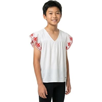 Pepe Jeans Chemise à Manches Courtes Gaulle White 18 Années Garçon,Fille - Publicité Pepe Jeans Chemise à Manches Courtes Gaulle White 18 Années Garçon,Fille - Publicité