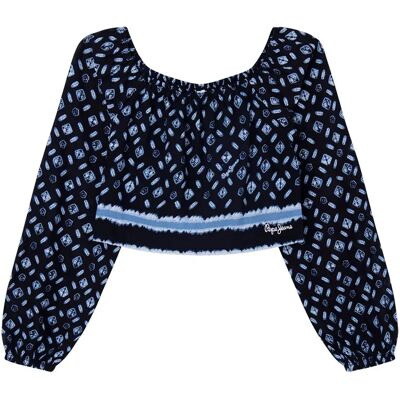 Pepe Jeans Chemise à Manches Longues Salma Multi 10 Années Fille - Publicité Pepe Jeans Chemise à Manches Longues Salma Multi 10 Années Fille - Publicité